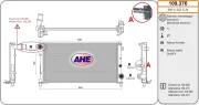 Kühler, Motorkühlung AHE 109.376