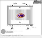 Kühler, Motorkühlung AHE 115.045
