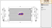 Kühler, Motorkühlung AHE 122.089