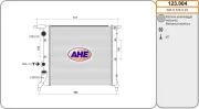 Kühler, Motorkühlung AHE 123.004