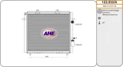 Kühler, Motorkühlung AHE 123.033/A