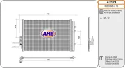 Kondensator, Klimaanlage AHE 43529