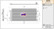 Kondensator, Klimaanlage AHE 43576