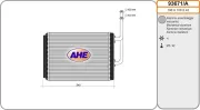 Wärmetauscher, Innenraumheizung AHE 93671/A