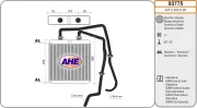 Wärmetauscher, Innenraumheizung AHE 93775