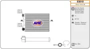 Wärmetauscher, Innenraumheizung AHE 93818
