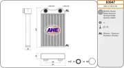 Wärmetauscher, Innenraumheizung AHE 93947