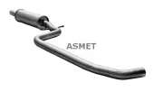 Mittelschalldämpfer ASMET 03.126