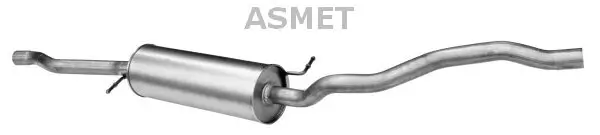 Mittelschalldämpfer ASMET 03.098