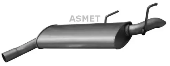 Endschalldämpfer ASMET 05.178 Bild Endschalldämpfer ASMET 05.178