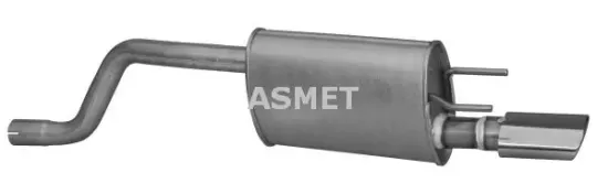 Endschalldämpfer ASMET 05.195 Bild Endschalldämpfer ASMET 05.195
