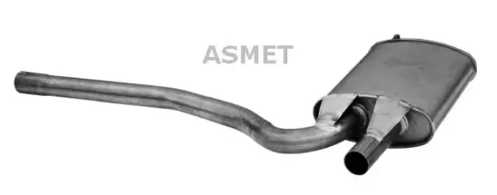 Mittelschalldämpfer ASMET 06.017 Bild Mittelschalldämpfer ASMET 06.017