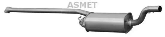 Mittelschalldämpfer ASMET 07.212 Bild Mittelschalldämpfer ASMET 07.212