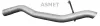 Abgasrohr hinten ASMET 07.214