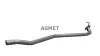 Abgasrohr Mitte ASMET 11.032 Bild Abgasrohr Mitte ASMET 11.032