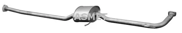 Mittelschalldämpfer ASMET 13.004