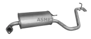 Endschalldämpfer hinten ASMET 15.010
