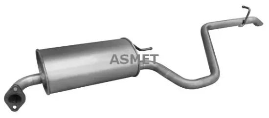 Endschalldämpfer hinten ASMET 15.011 Bild Endschalldämpfer hinten ASMET 15.011