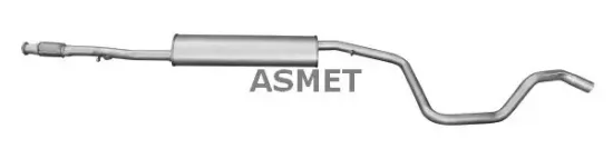 Mittelschalldämpfer ASMET 16.105 Bild Mittelschalldämpfer ASMET 16.105