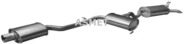 Endschalldämpfer ASMET 16.036