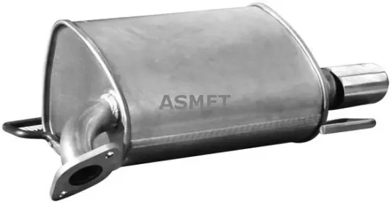 Endschalldämpfer hinten rechts ASMET 17.002 Bild Endschalldämpfer hinten rechts ASMET 17.002