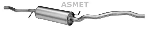 Mittelschalldämpfer ASMET 19.033