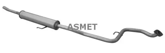 Mittelschalldämpfer ASMET 20.061 Bild Mittelschalldämpfer ASMET 20.061