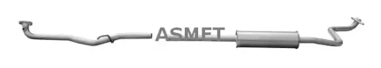 Mittelschalldämpfer ASMET 20.040 Bild Mittelschalldämpfer ASMET 20.040