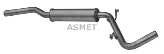 Mittelschalldämpfer ASMET 21.018 Bild Mittelschalldämpfer ASMET 21.018