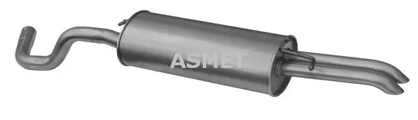 Endschalldämpfer hinten ASMET 21.027