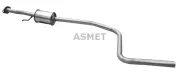Mittelschalldämpfer ASMET 24.036