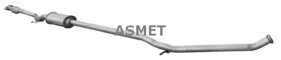 Mittelschalldämpfer ASMET 28.019 Bild Mittelschalldämpfer ASMET 28.019
