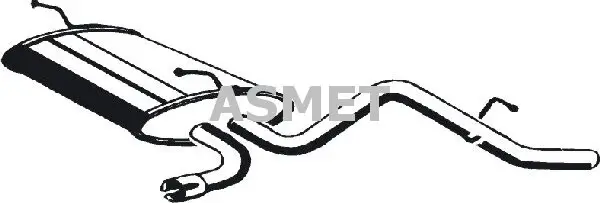 Endschalldämpfer ASMET 24.080