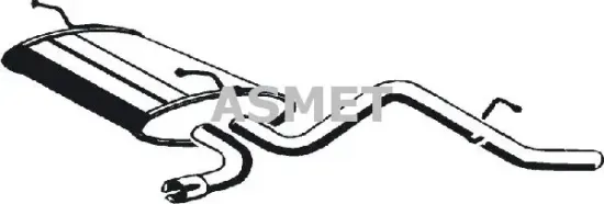 Endschalldämpfer ASMET 24.080 Bild Endschalldämpfer ASMET 24.080