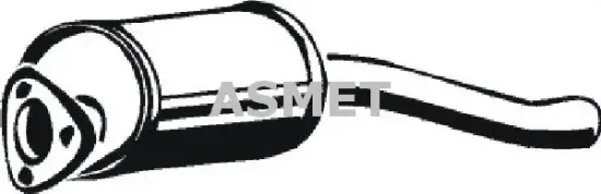 Vorschalldämpfer ASMET 04.044 Bild Vorschalldämpfer ASMET 04.044