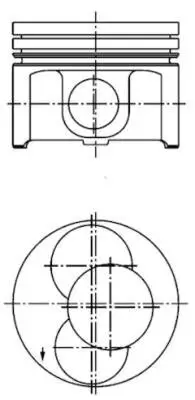 Kolben KOLBENSCHMIDT 40092700