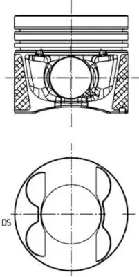 Kolben für Zylinder 1-3 KOLBENSCHMIDT 41713630