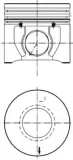 Kolben KOLBENSCHMIDT 40171600