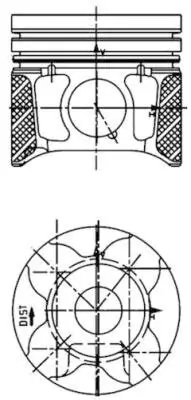 Kolben KOLBENSCHMIDT 40179610