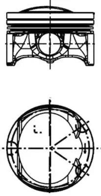 Kolben KOLBENSCHMIDT 41509620