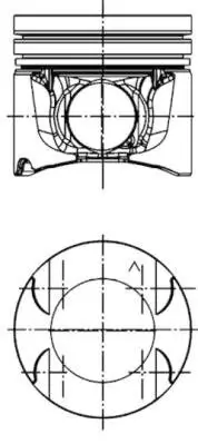 Kolben KOLBENSCHMIDT 40262600