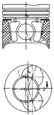 Kolben KOLBENSCHMIDT 40469610