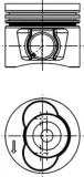 Kolben KOLBENSCHMIDT 40715600