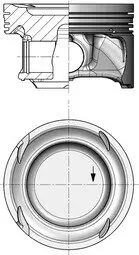Kolben KOLBENSCHMIDT 40859600 Bild Kolben KOLBENSCHMIDT 40859600