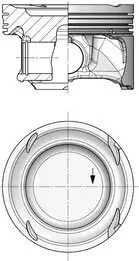 Kolben KOLBENSCHMIDT 40862600 Bild Kolben KOLBENSCHMIDT 40862600