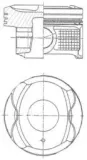 Kolben KOLBENSCHMIDT 41250600