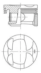 Kolben KOLBENSCHMIDT 41705600