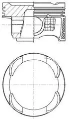 Kolben KOLBENSCHMIDT 41942600 Bild Kolben KOLBENSCHMIDT 41942600