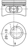 Kolben KOLBENSCHMIDT 90245620