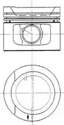 Kolben KOLBENSCHMIDT 90942620